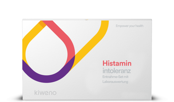 Verpackung des Histamintests von kiweno